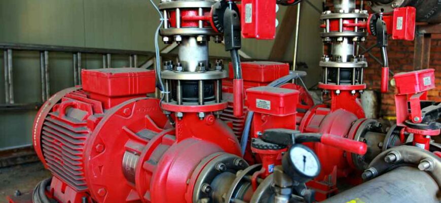 Насосная установка внутреннего противопожарного вождопровода